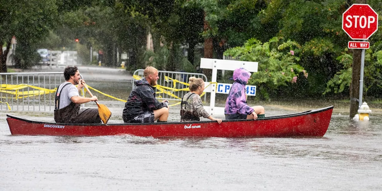 Tropical Storm Debby swirls over Atlantic, expected to again douse the Carolinas before moving north