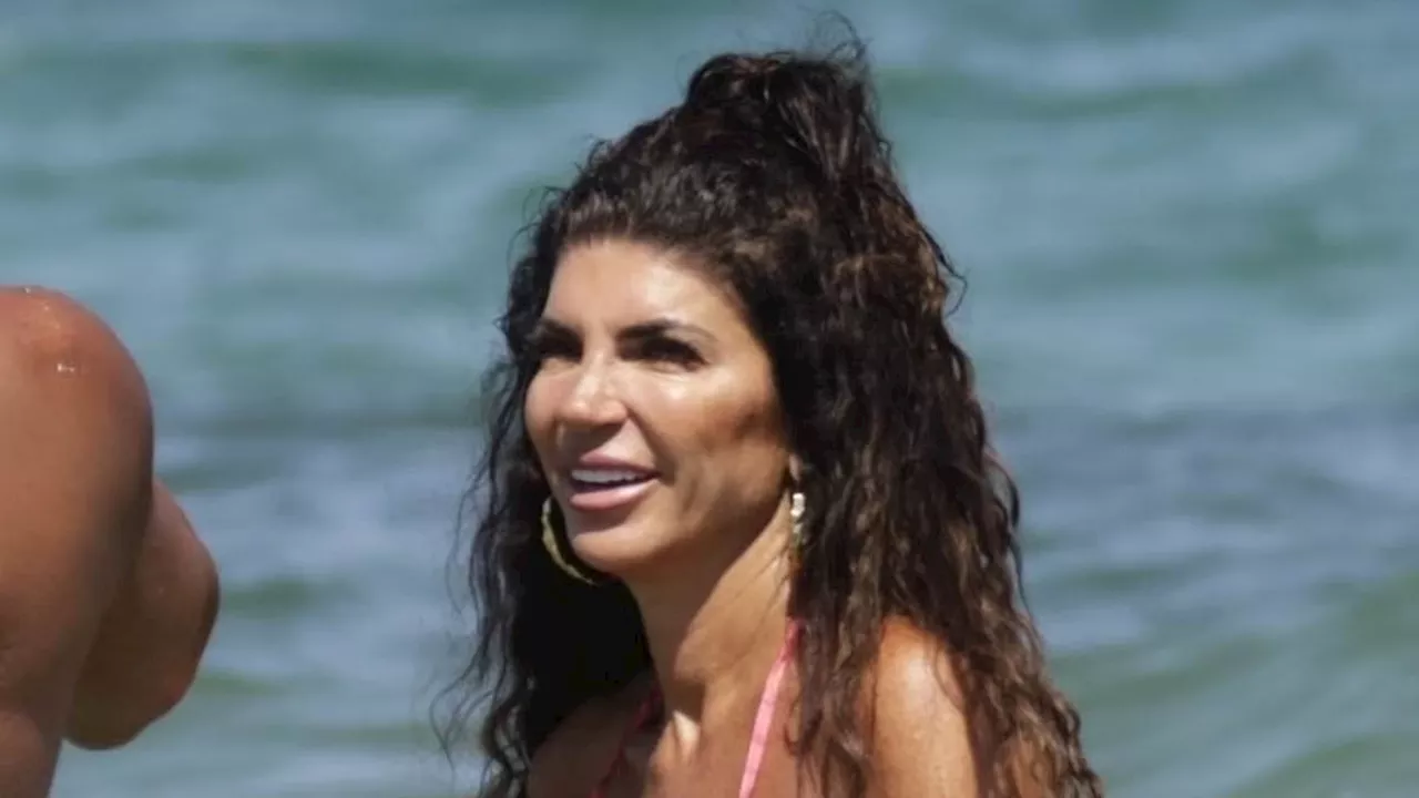 Teresa Giudice parades around in bikini with husband Luis Ruelas in Ibiza after his groveling...