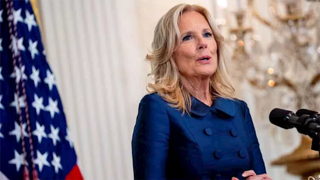 Jill Biden was not at the White House and in Paris at the same time