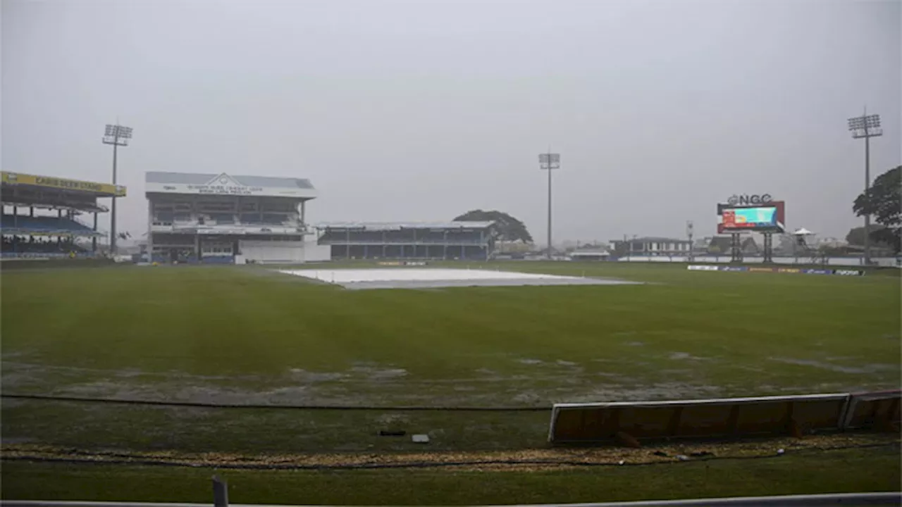 South Africa 45-1 in first day of rain-impacted West Indies Test