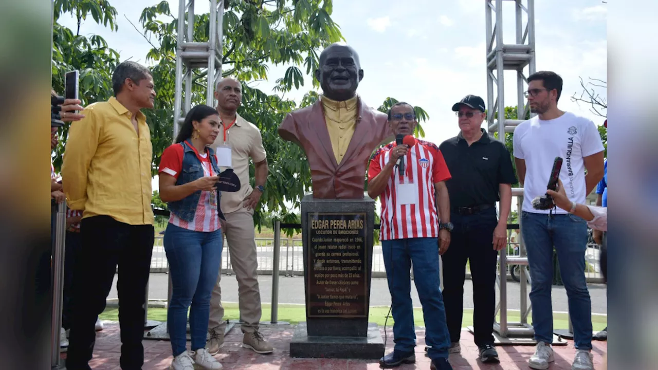 Édgar Perea tiene su busto en la Ventana de Campeones