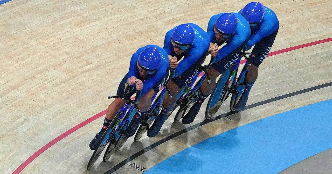 Le frecce azzurre del ciclismo tornano a medaglia: l’Italia di Ganna è bronzo nell’inseguimento…