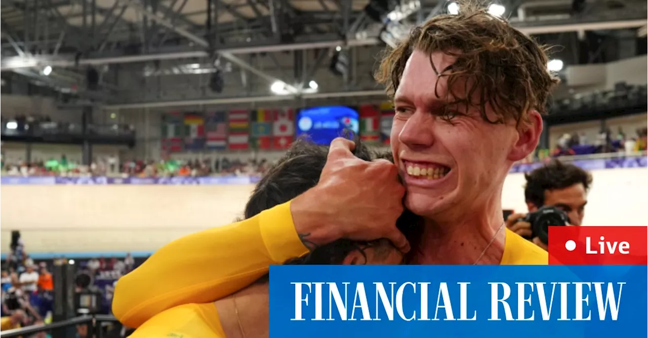 Paris Olympics 2024: Australia win cycling team pursuit gold; Keegan Palmer wins men’s skateboard gold