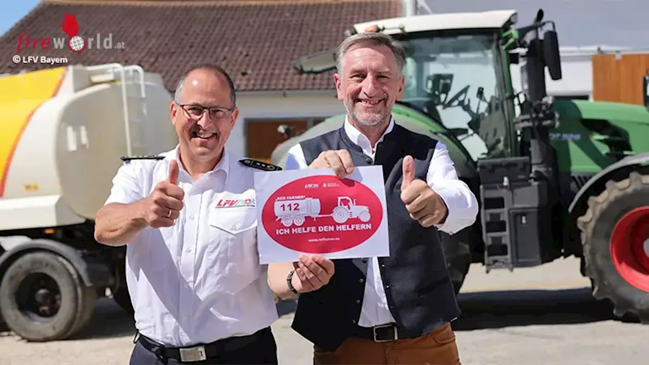 Bayern: Initiative „Red Farmer“ → effektive Vernetzung von Landwirten und Feuerwehren