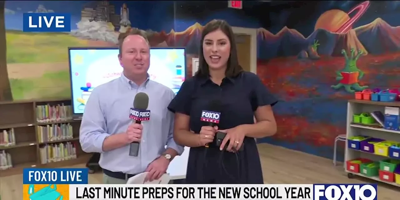 FOX10 Live visits Hutchens Elementary School on the eve of another school year start