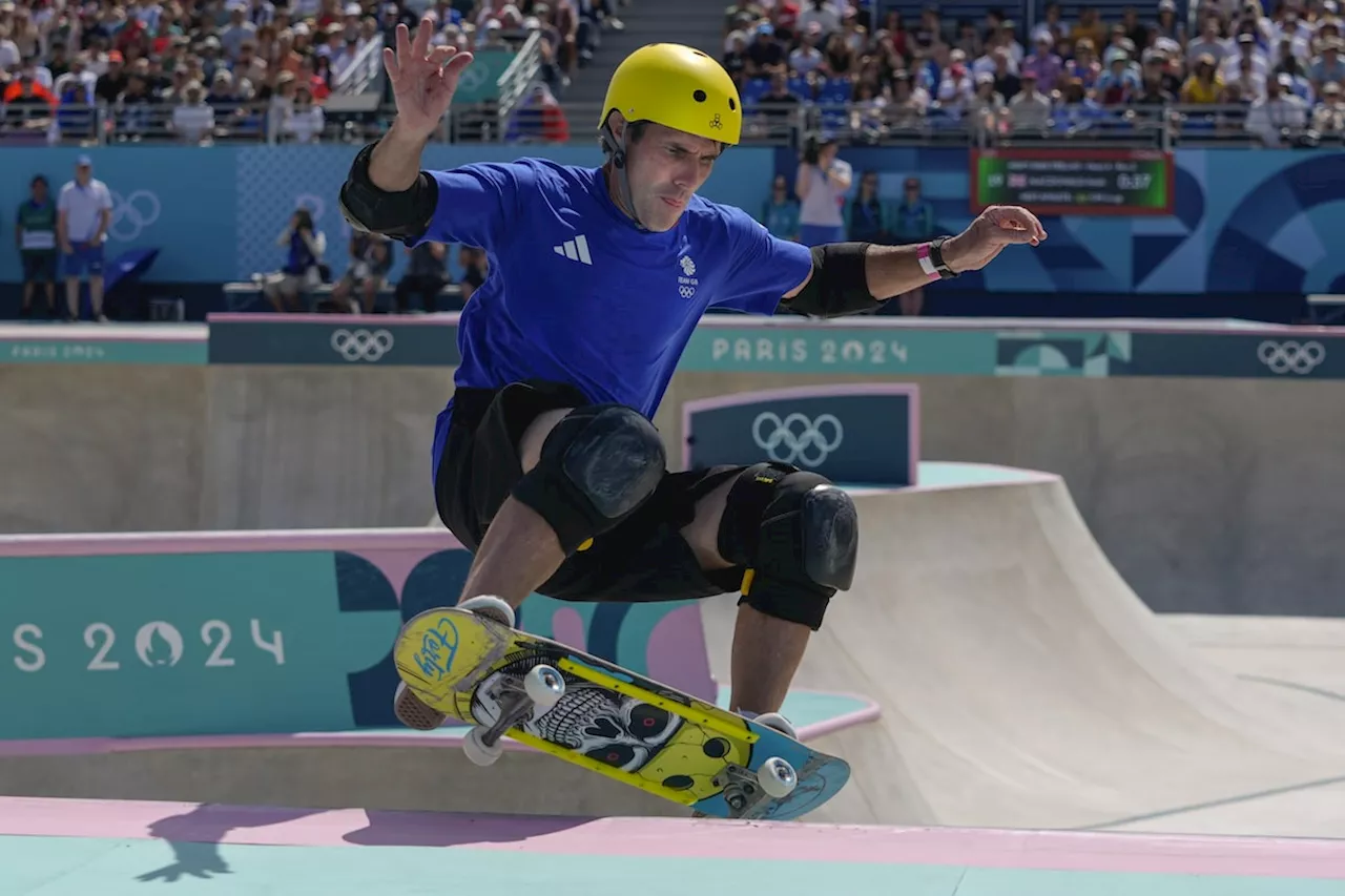 Older guys Andy Macdonald, Dallas Oberholzer set gold standard for skateboarding fun at Paris Olympics