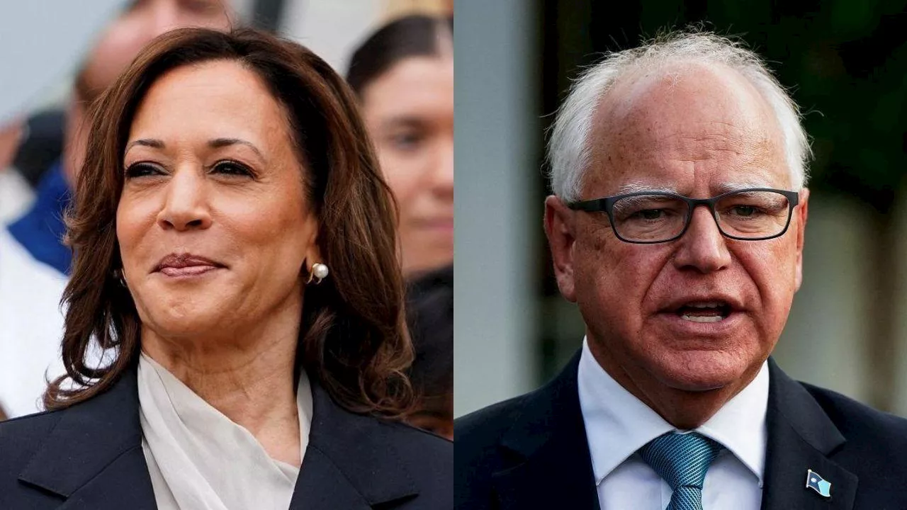 Democrats Harris, Walz campaign together for first time as White House ticket