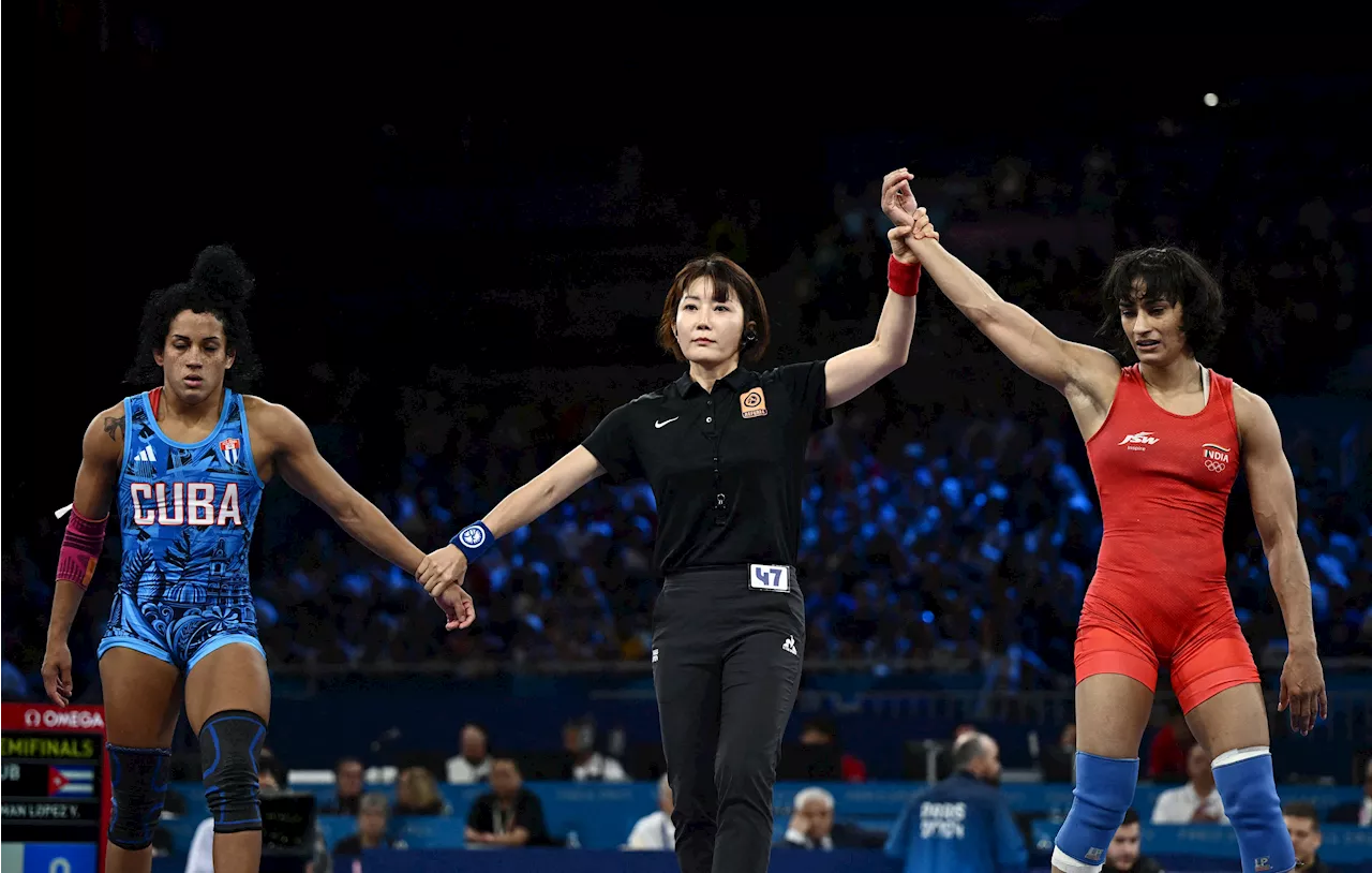 India's Phogat out of Olympics' gold medal bout after failing to make weight