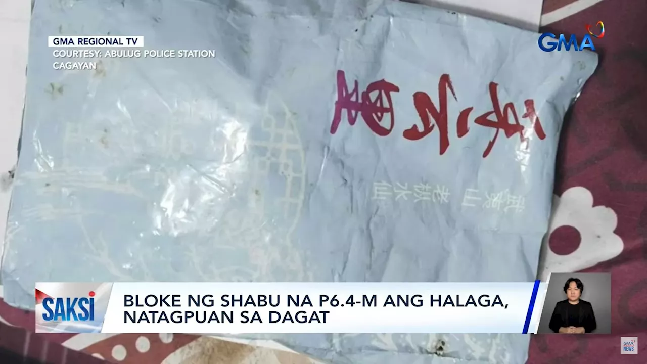 P6.4M worth of shabu found floating in Cagayan waters