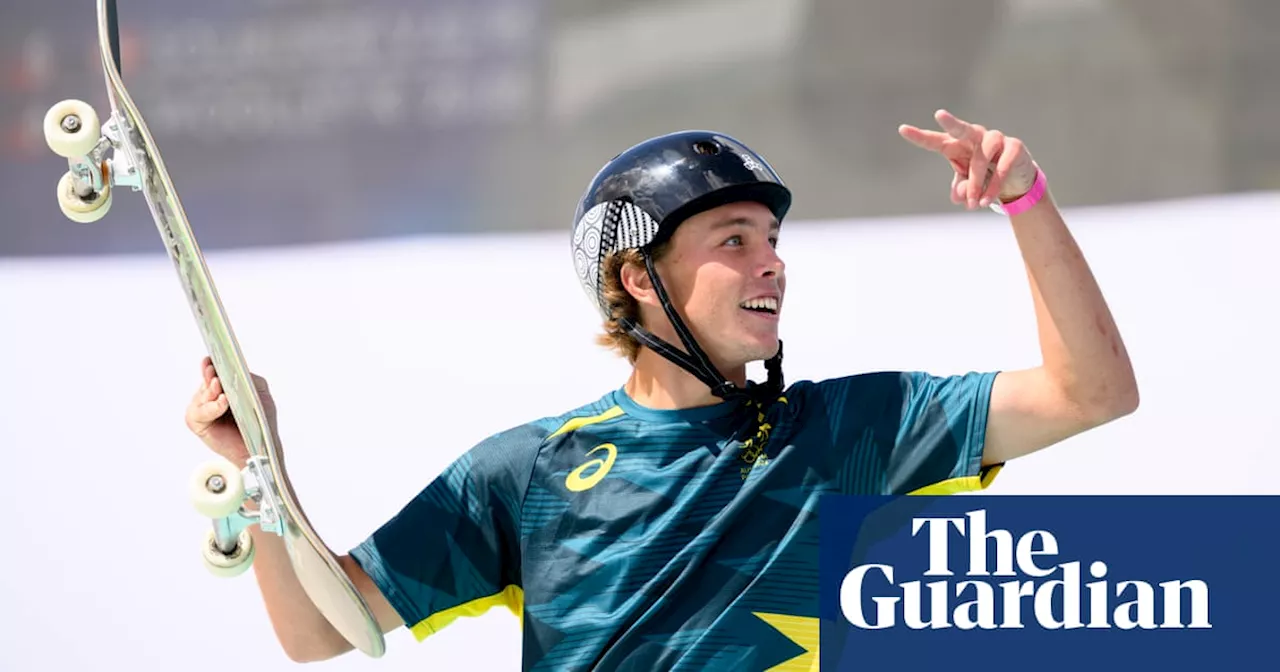 Keegan Palmer doubles up for Australia with Olympic skateboard park gold in Paris