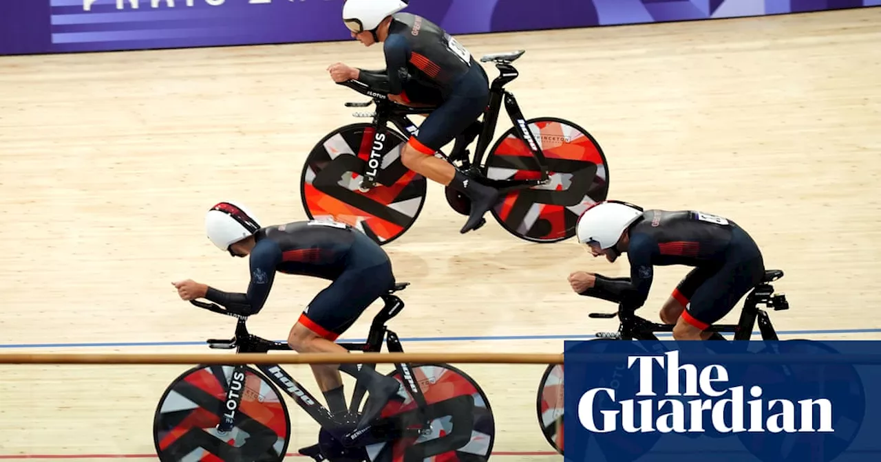 Team GB take silver in men’s team pursuit as Australia edge final