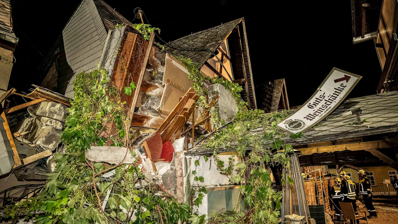 Deutsches Hotel eingestürzt – 1 Toter, 8 Vermisste