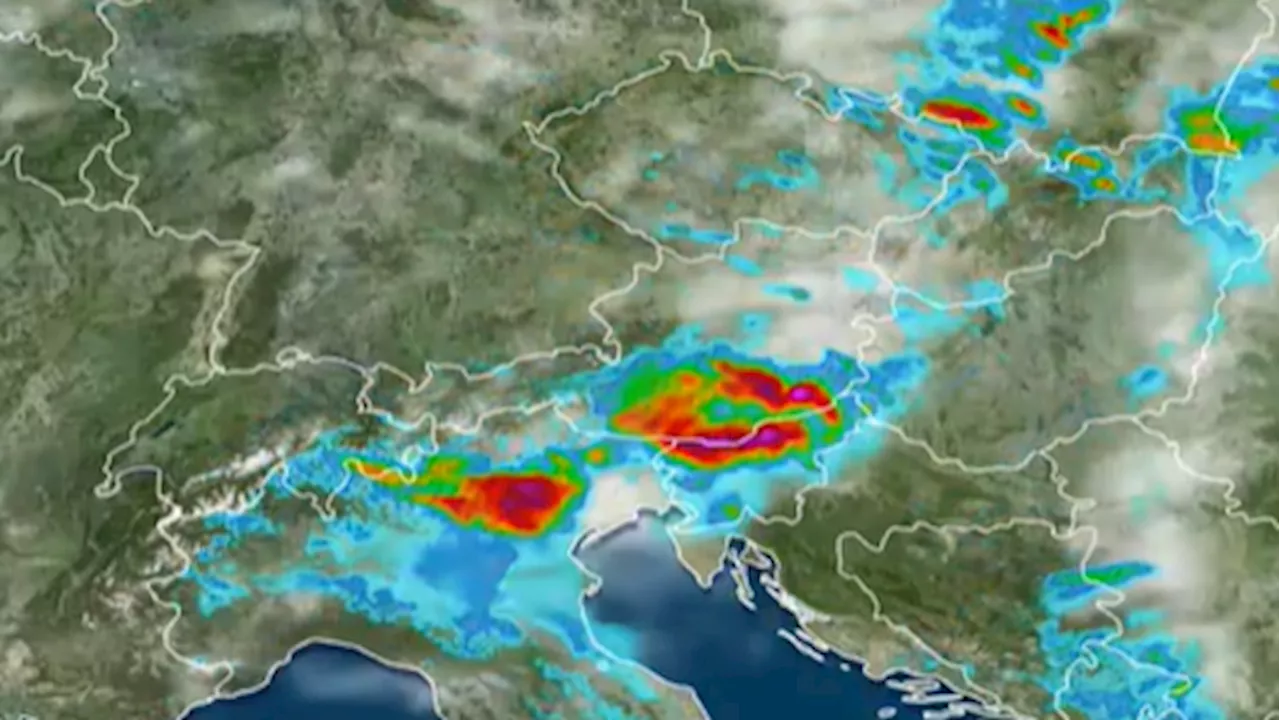 Hagel-Gewitter mit Sintflut-Regen kommt nach Österreich