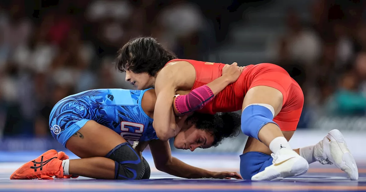 Indian wrestler disqualified from Olympics final for exceeding weight despite cutting hair off