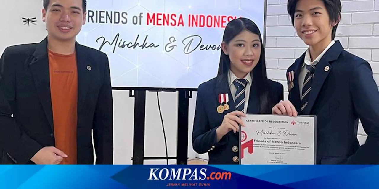 Kembali Jadi Duta Mensa Indonesia, Mischka dan Devon Kampanyekan 'Keragaman dalam Kecerdasan'