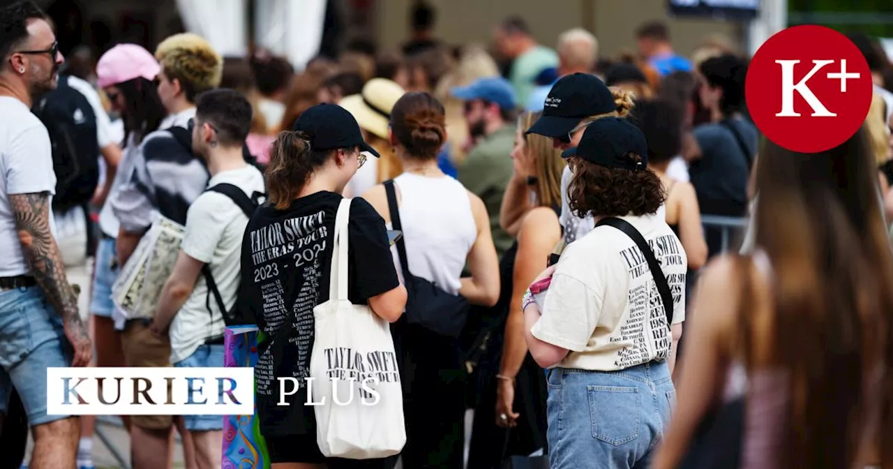 Wien im Hype um Superstar Taylor Swift: Fan-Massen schon am Tag vor Konzert