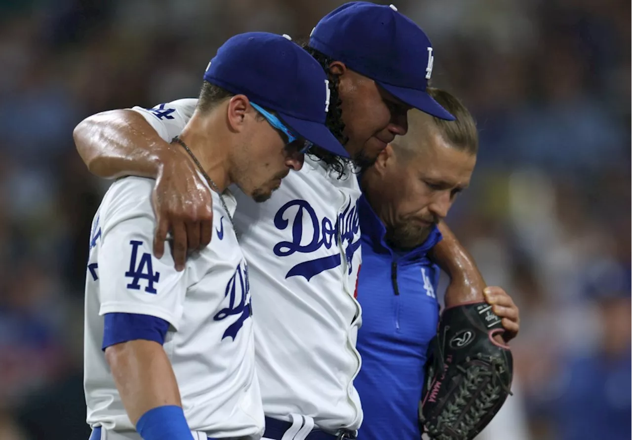 Clayton Kershaw looks better, but Brusdar Graterol is injured in Dodgers’ loss to Phillies