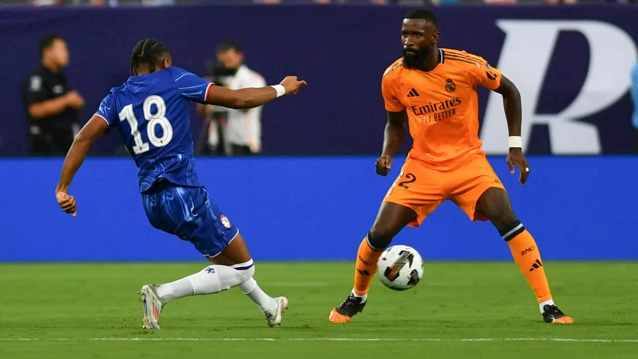 Endrick não sai do banco, e Real Madrid vence Chelsea no último amistoso antes da Supercopa