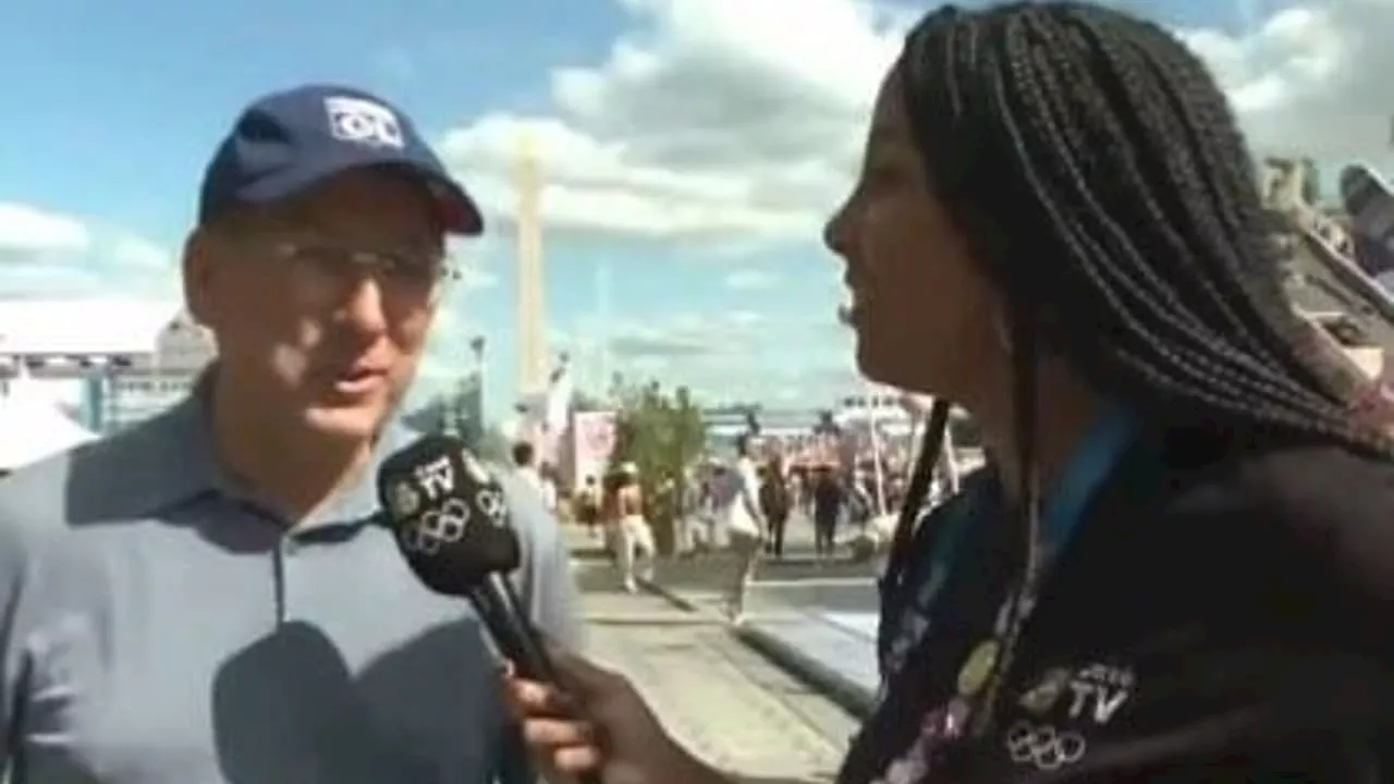 John Textor, dono da SAF do Botafogo, é avistado em final do skate masculino nas Olimpíadas