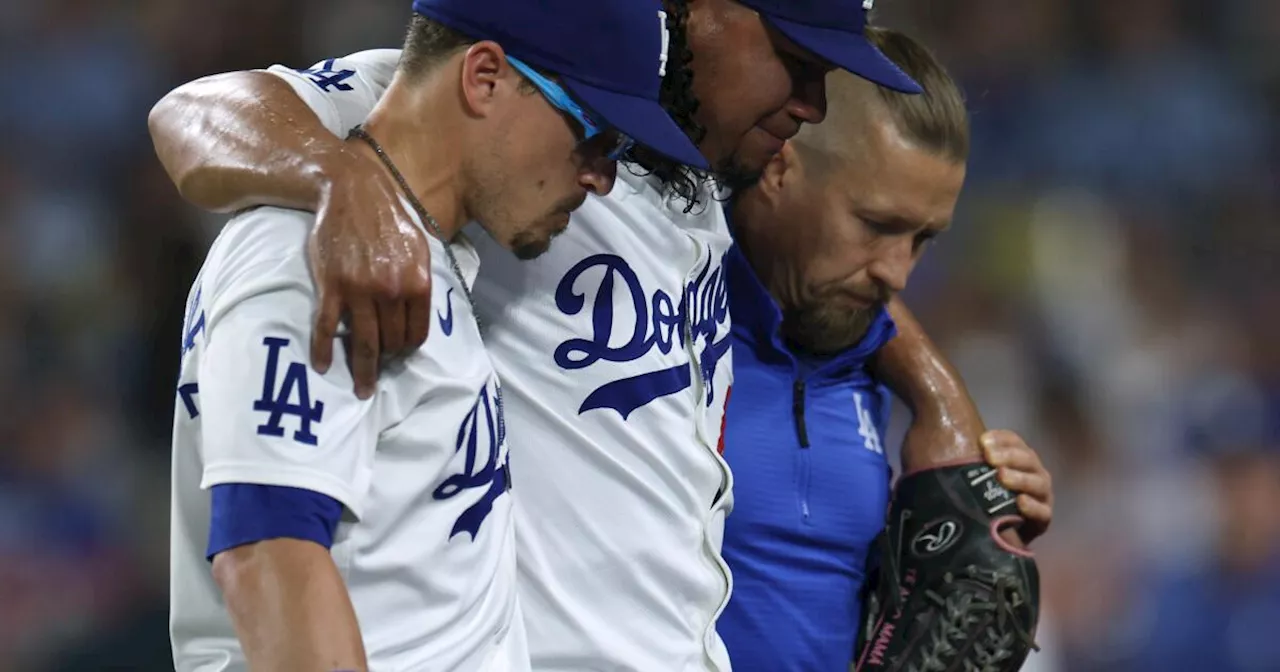 Clayton Kershaw looks better, but Brusdar Graterol is injured in Dodgers' loss to Phillies