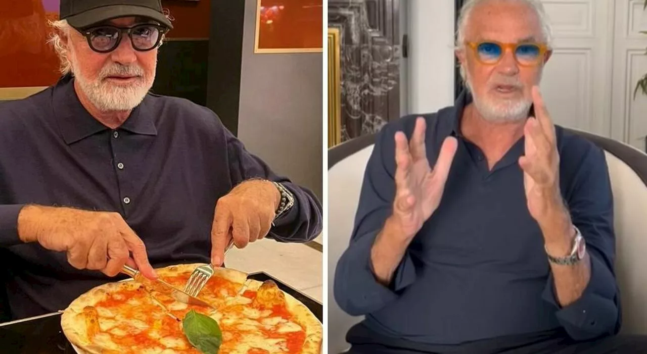 Briatore a Napoli con Crazy Pizza: «La Margherita a 17 euro è un prezzo giusto, la più esclusiva ne costa 65»