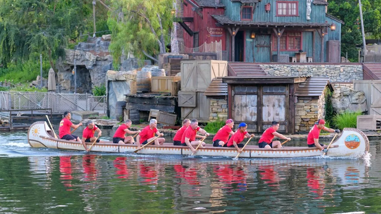 Disneyland firefighters dethrone Davy Crockett champs in canoe races