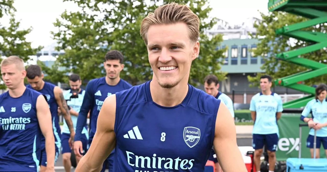 Martin Odegaard compares 'great' Arsenal teammate to Lionel Messi