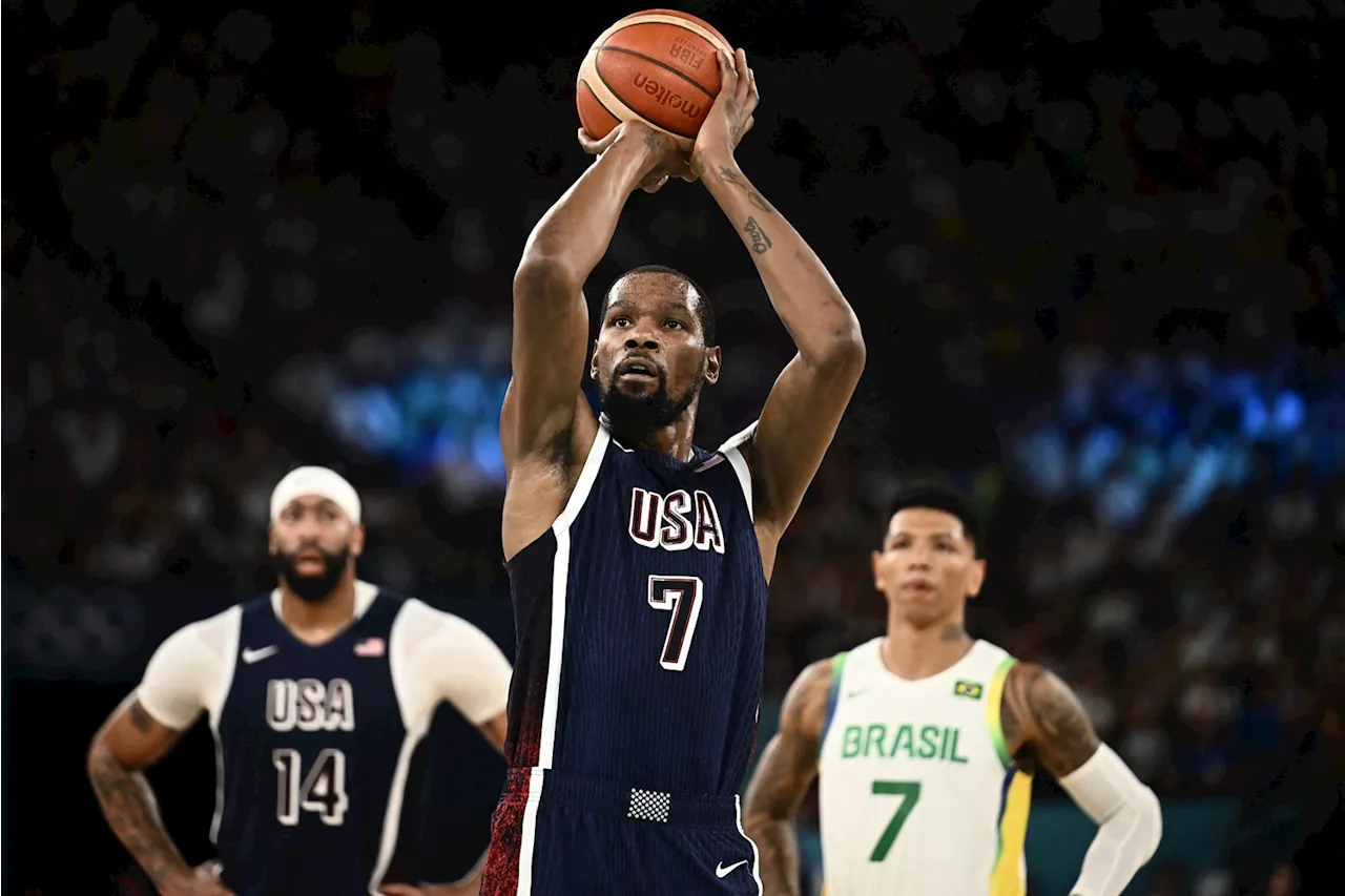 USA crush Brazil to set Olympic basketball semifinal with Serbia