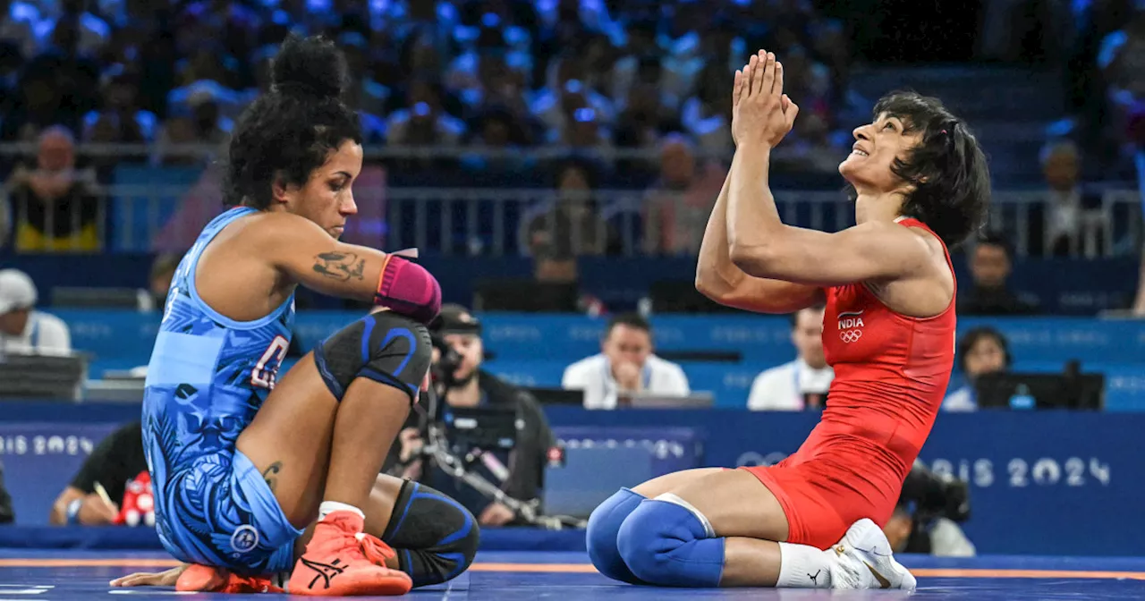 Vinesh Phogat, Indian female wrestler who fought against sexual harassment, disqualified after making Olympic history