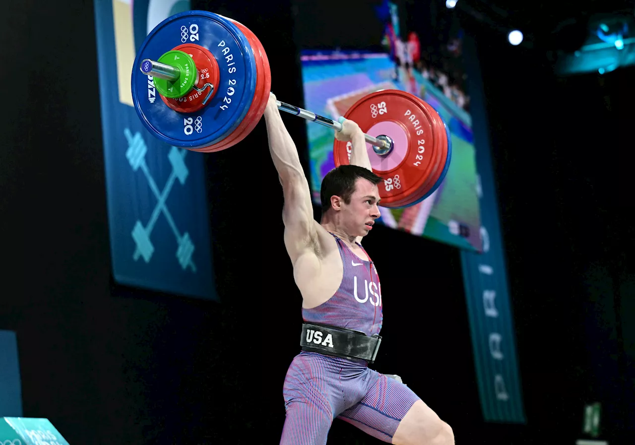 Hampton Morris becomes first American man to win Olympic weightlifting medal in 40 years