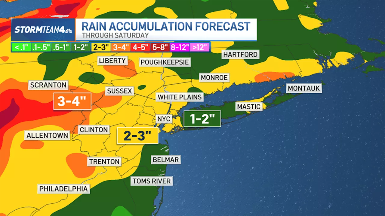 Tropical Storm Debby NYC weekend impacts: What to know about storm's path and timing