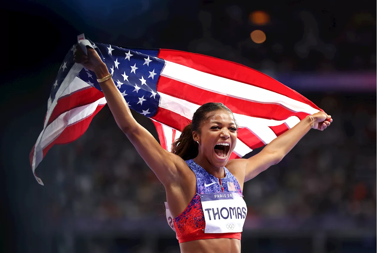 Gabby Thomas calls Olympic gold medal win ‘the happiest moment of my entire life'