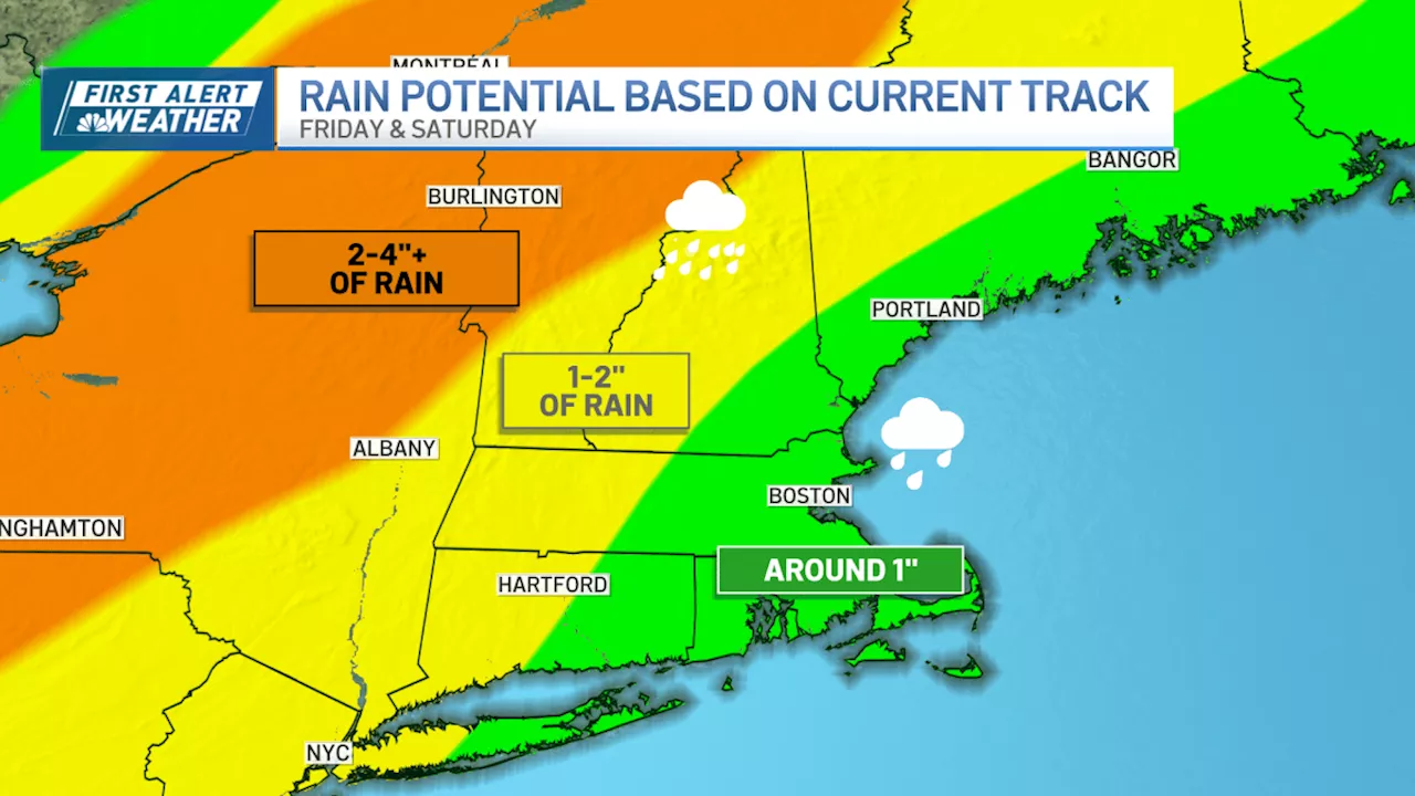 Tropical Storm Debby to bring heavy rains, strong winds to parts of New England