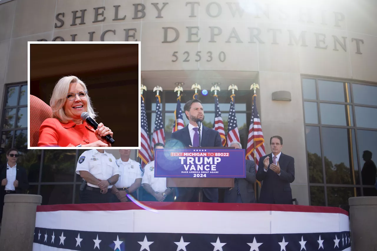 Liz Cheney Takes New Dig at JD Vance's Rally Sizes