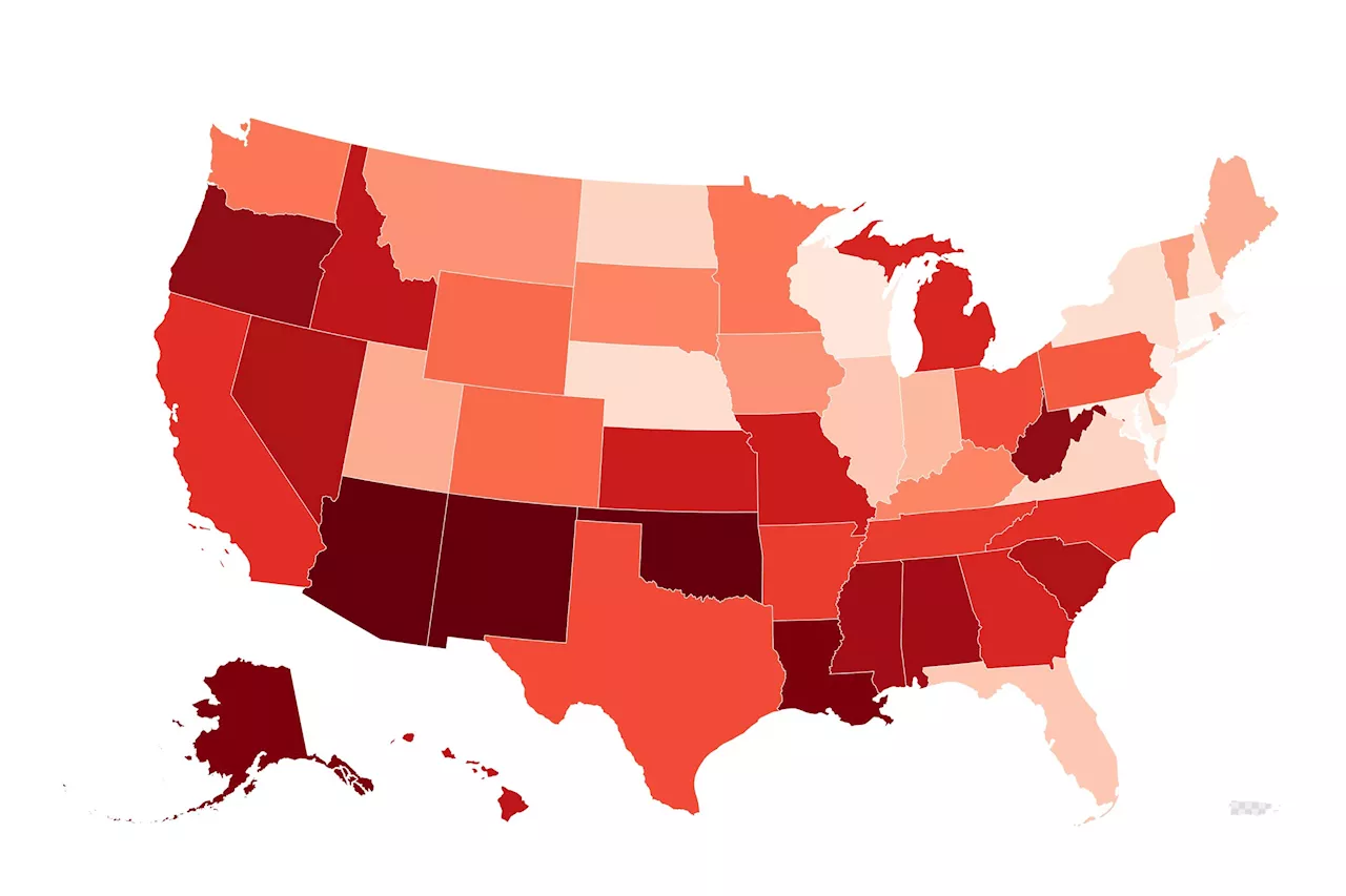 Map Shows States With the Worst School Systems