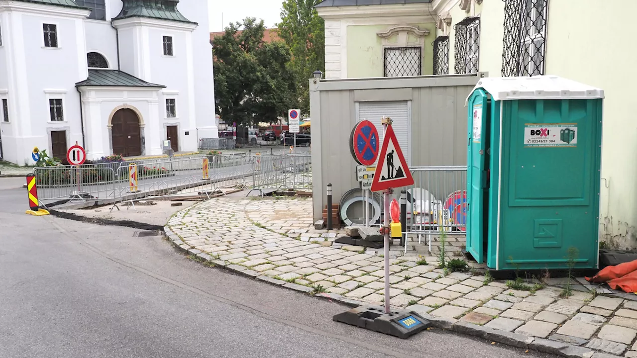 Baustelle am Kremser Pfarrplatz nervt Anrainer