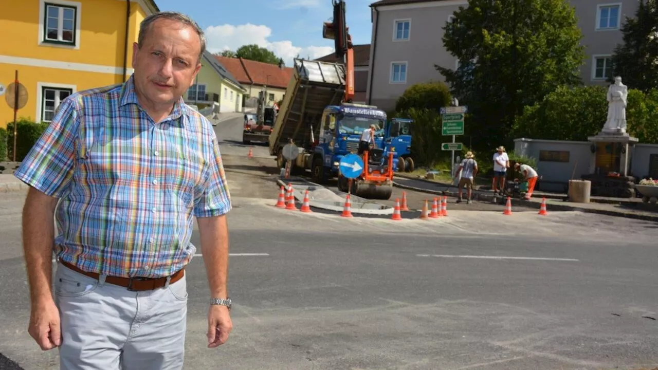 Oberndorf: Baustelle im Markt geht in die Endrunde