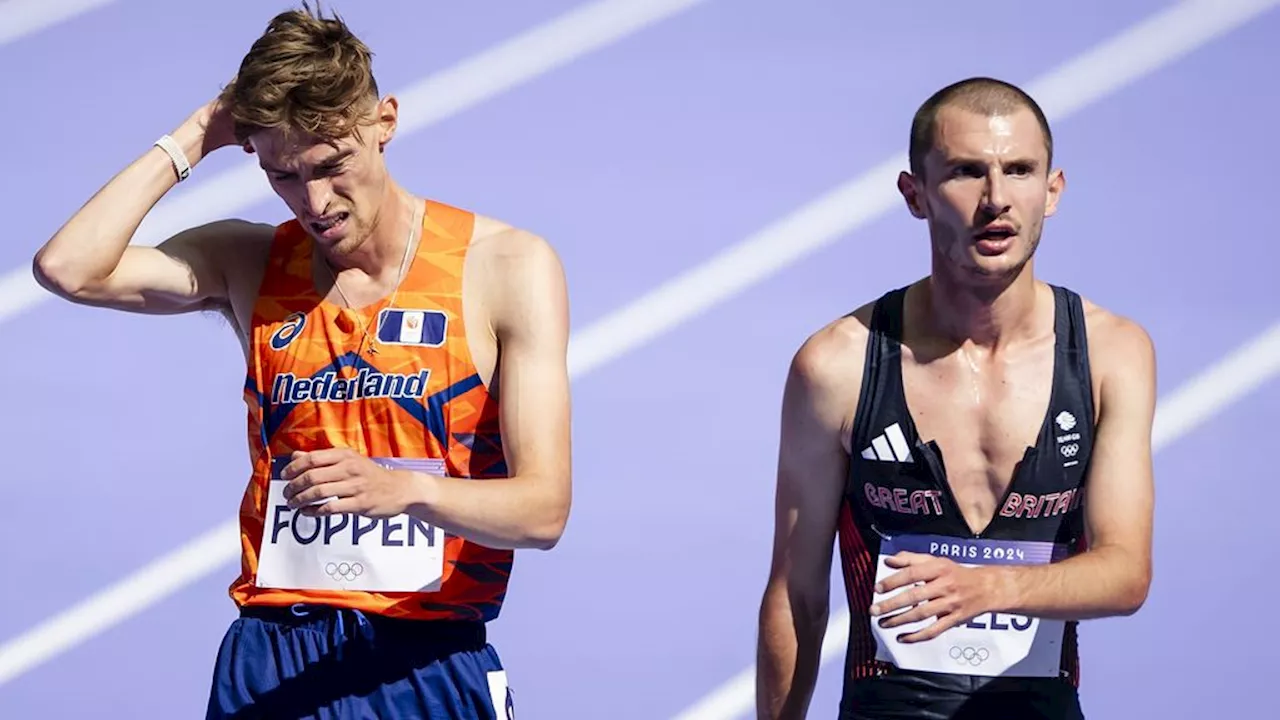 Foppen mist finale 5.000m door ongelukkige val, maar gaat protest aantekenen