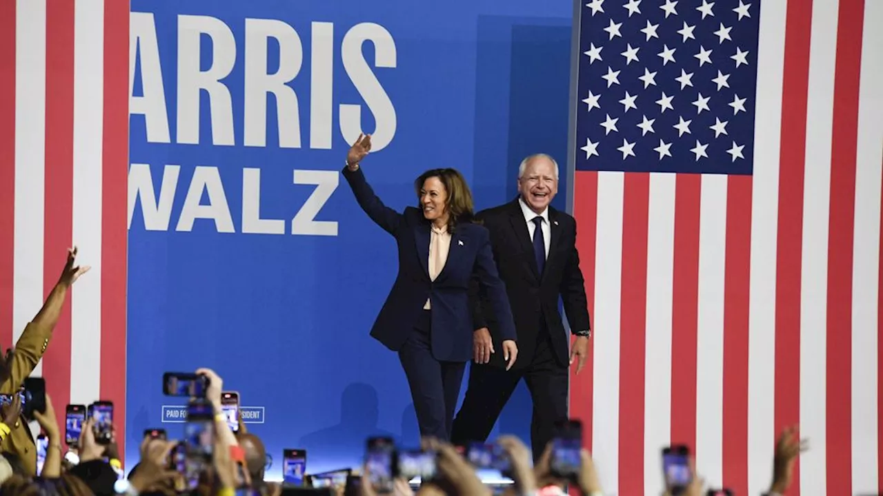 Harris' running mate Walz haalt in eerste toespraak uit naar Trump en Vance