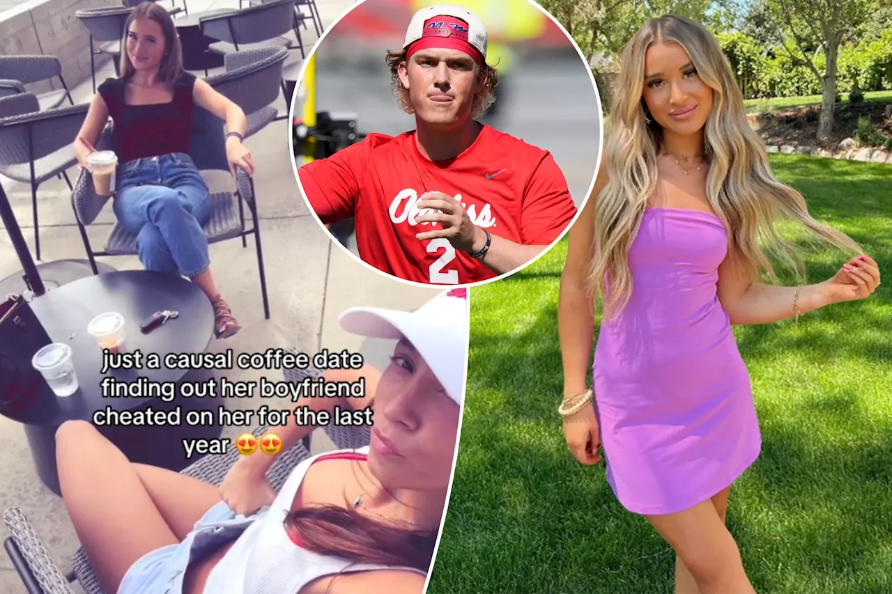 Girlfriend of Ole Miss QB Jaxson Dart fans flames of cheating rumors in viral TikTok