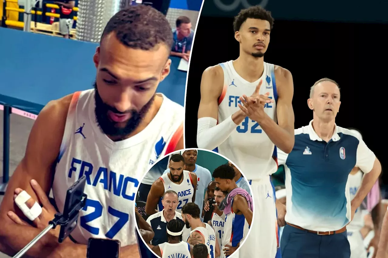 Rudy Gobert and Team France coach clash over explanation behind NBAer’s Olympic status