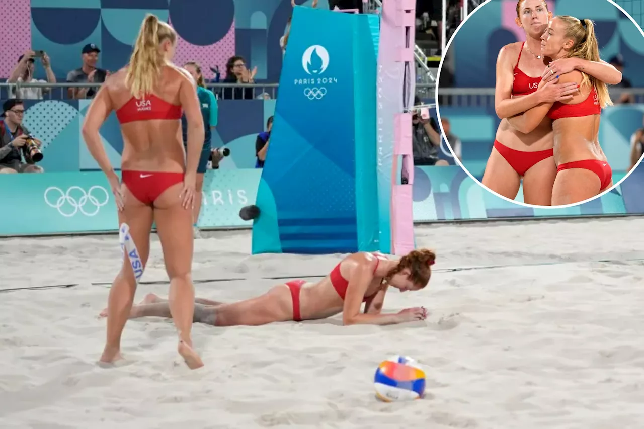 US women eliminated by Switzerland in Olympic beach volleyball shocker