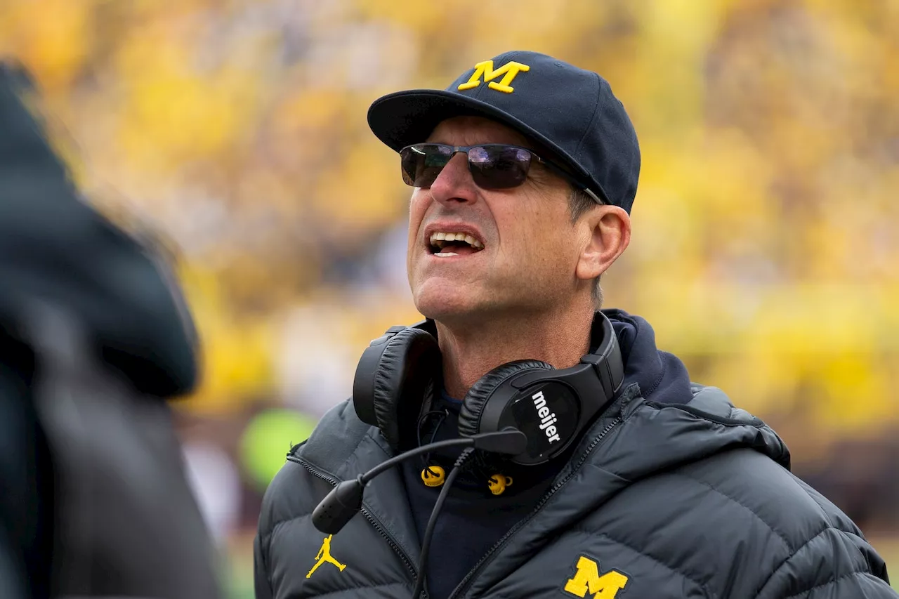 Former Michigan head coach Jim Harbaugh punished by NCAA for recruiting violations