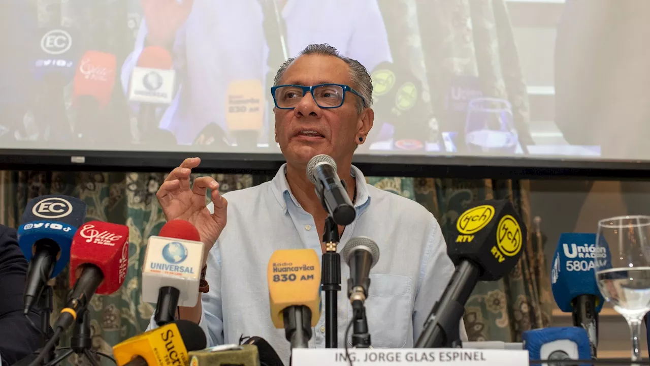 Ecuador niega salvoconducto para ex vicepresidente Jorge Glas; México reitera solicitud