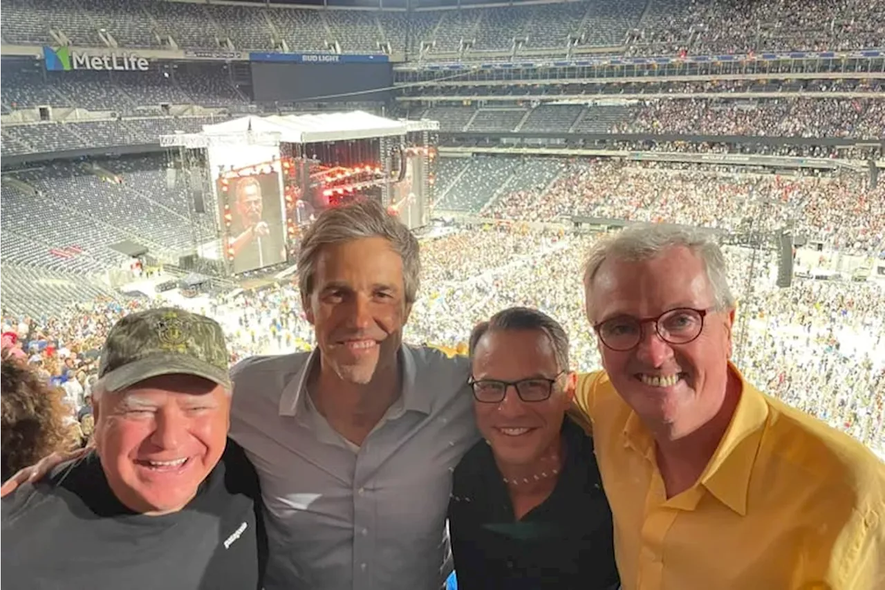 The story behind that photo of Tim Walz and Josh Shapiro at a Bruce Springsteen show