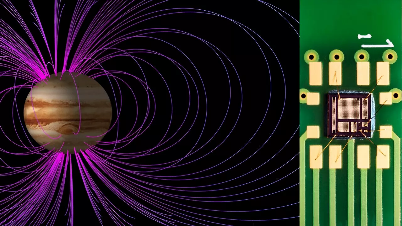 Quantum scale sensors used to measure planetary scale magnetic fields