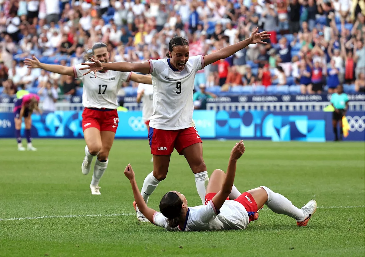 US reach first Olympic women’s football final in 12 years with win over Germany