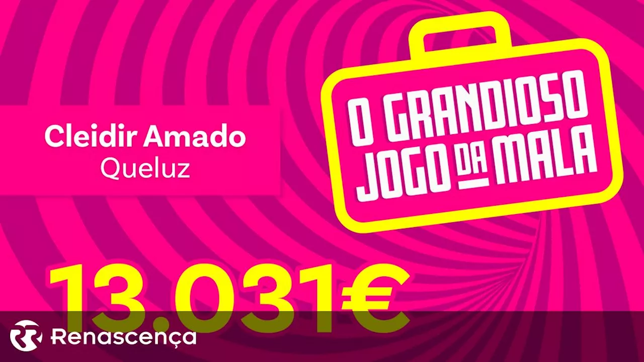 O Cleidir Amado ganhou 13.031€ n'O Grandioso Jogo da Mala