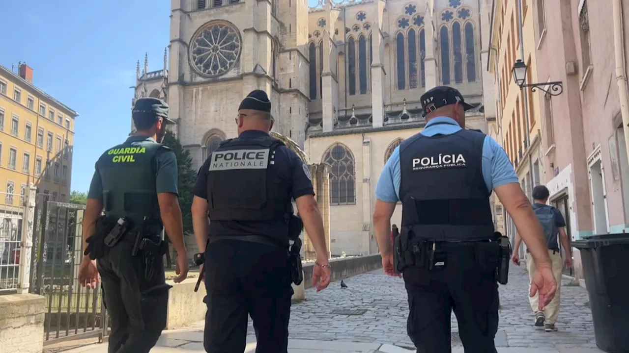 JO 2024: à Lyon, des policiers européens venus en renfort des forces de l'ordre françaises