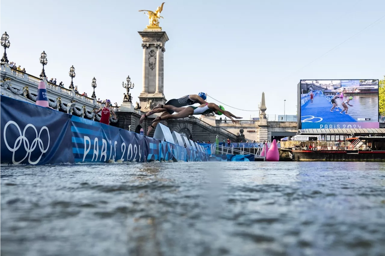 La Seine n'était pas baignable pour le triathlon: 'Les résultats ont été présentés aux athlètes'